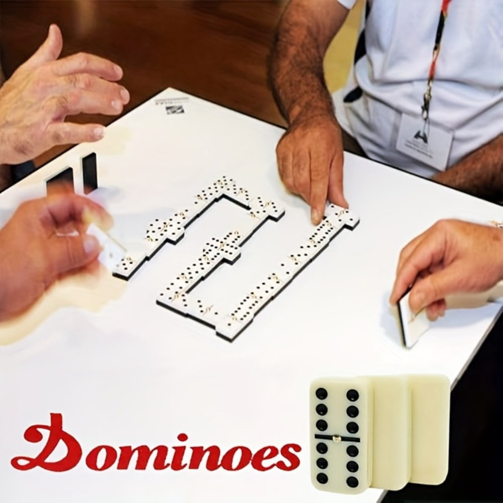 Double 6 Dominoes Set 28pcs in Wooden Case โ Classic Family Board Game for Game Night Gatherings Kids Adults Gift
