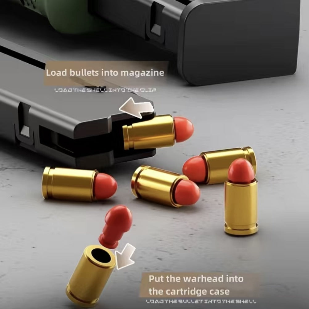 2024 USP Toy Gun Soft Clip Pistol, Continuous Shooting, with Ejecting Shells, Toy Foam Blaster, Cool Rapid-Fire Toy Gun Educational Models, Outdoor Shooting Games, Halloween, Thanksgiving, Christmas, Birthday Gift for Boys Girls