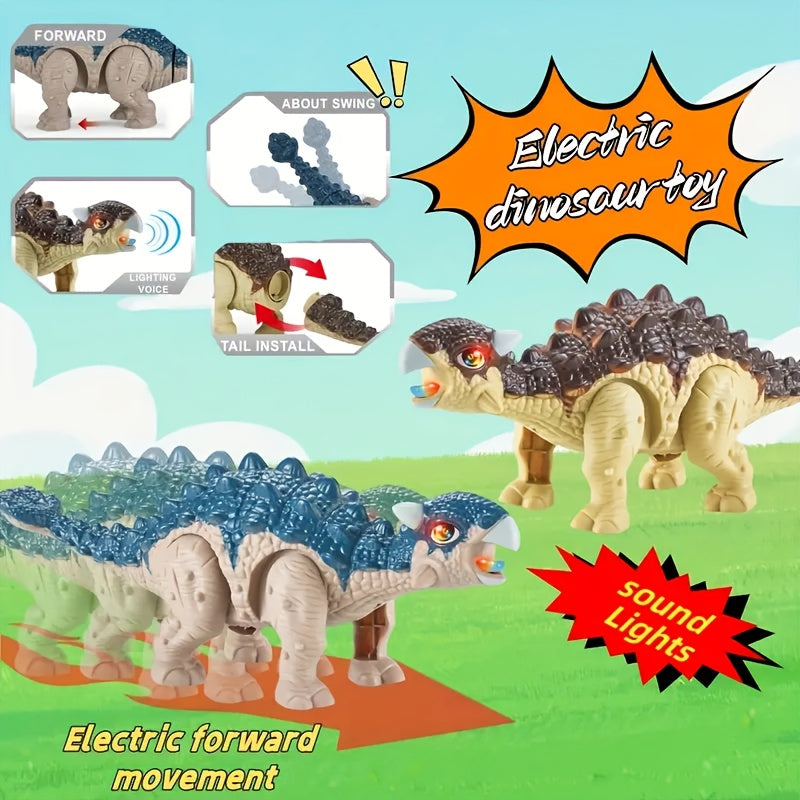 New Kids Toys-Triceratops Dinosaur Toys for Use with Kids, Automatic Walk, Lightweight, Roaring Sound, Halloween Toy Gifts, Surprise Birthday Gifts And Boy Kids Christmas Gifts