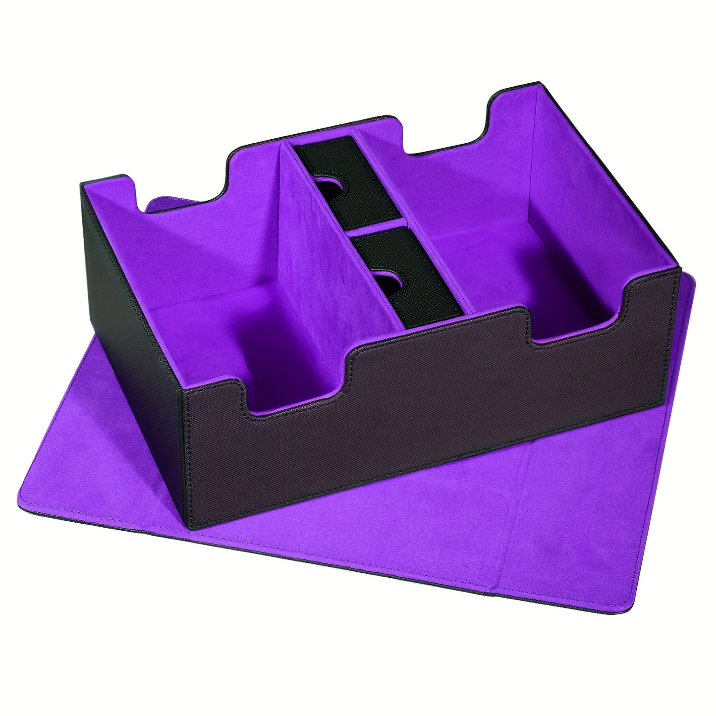 Deck Box Magnetic for 600+ MTG Cards, High Capacity Card Deck Case for 4 Small Card Deck Case, Collecting Card Storage Box Including 2 Dice Tray,Suitable for MTG, TCG Trading Cards YuGiOh and Sport Card