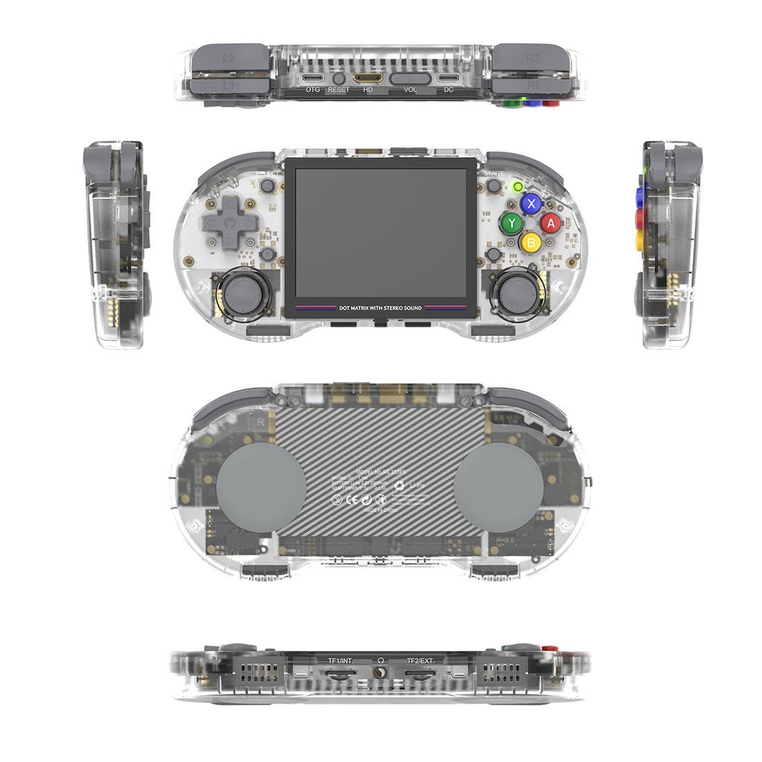 Retro Handheld Game Console Anbernic RG353PS - Linux RK3566 4:3 IPS HDMI Portable Gaming Handheld 3500mAh