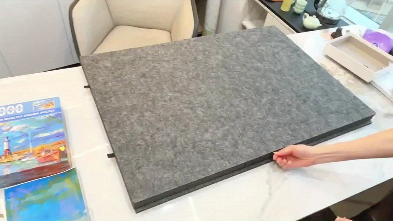 Portable Puzzle Table, Lightweight Felt Jigsaw Board Featuring 6 Storage Drawers, Adjustable Tilt Function, 2-In-1 Stand with a Protective Cover, Non-Slip Surface And Carry Handle, Perfect Gift for Puzzle Lovers