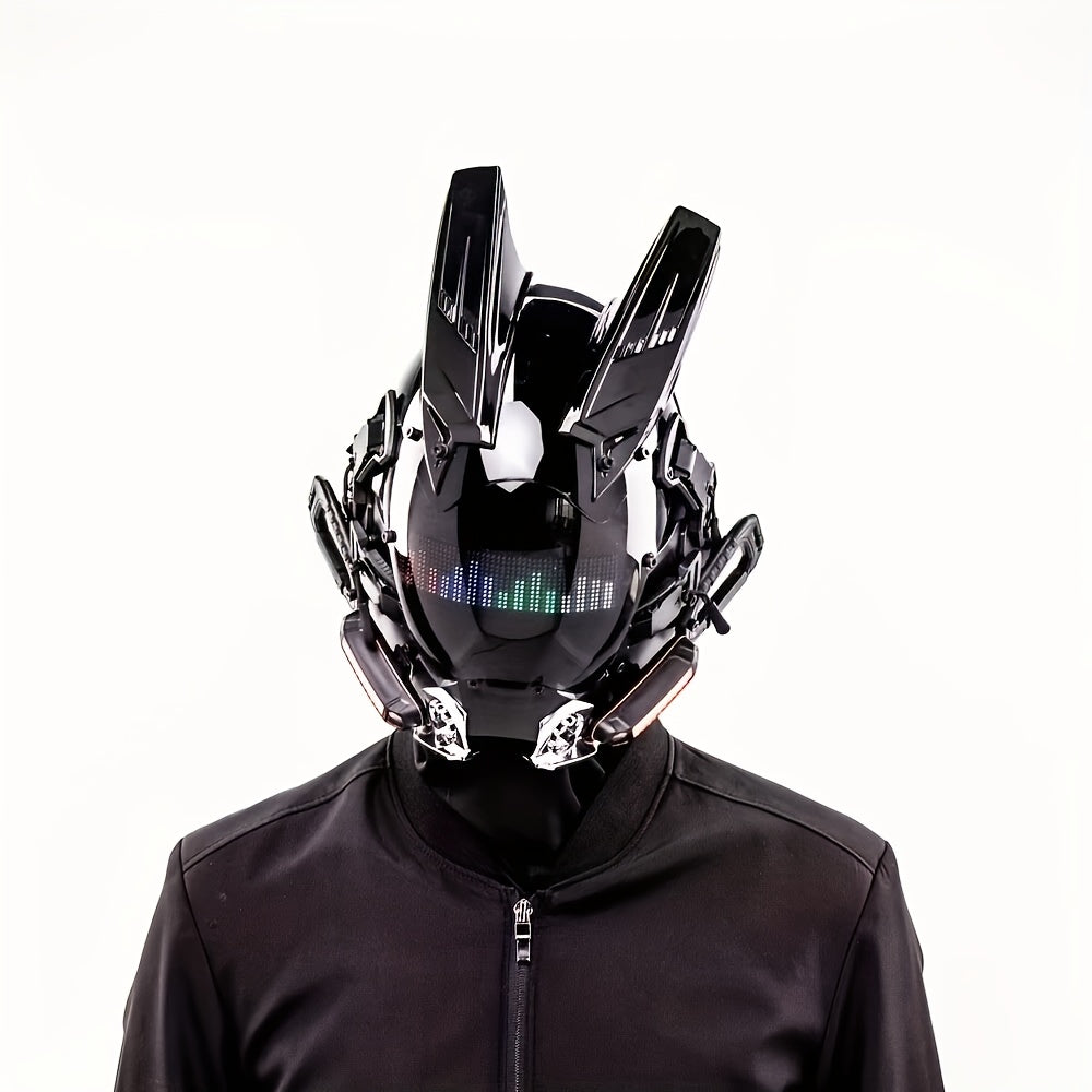 Cyberpunk Masks, Black Mask Additions, Halloween Role-Playing Photo Props, Bar Clubs, Party Supplies, Stage Performances, Gifts And Collectibles, Role-Playing, Bar Club Party Supplies, Ideal Choice for Gifts