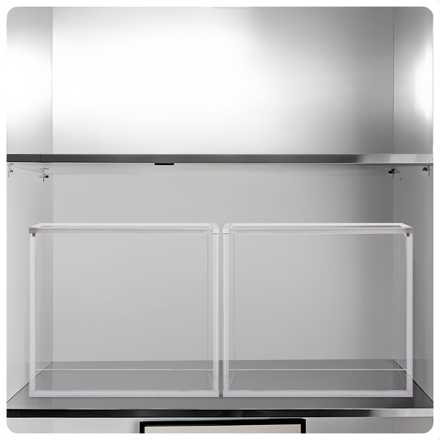 3/4/6pcs Magnetic Booster Box Acrylic Display Case 5.8"Lx3.5"Dx5.3"H (NOT For ETB) Thick Protective Acrylic Case Storage Box For Card Collector