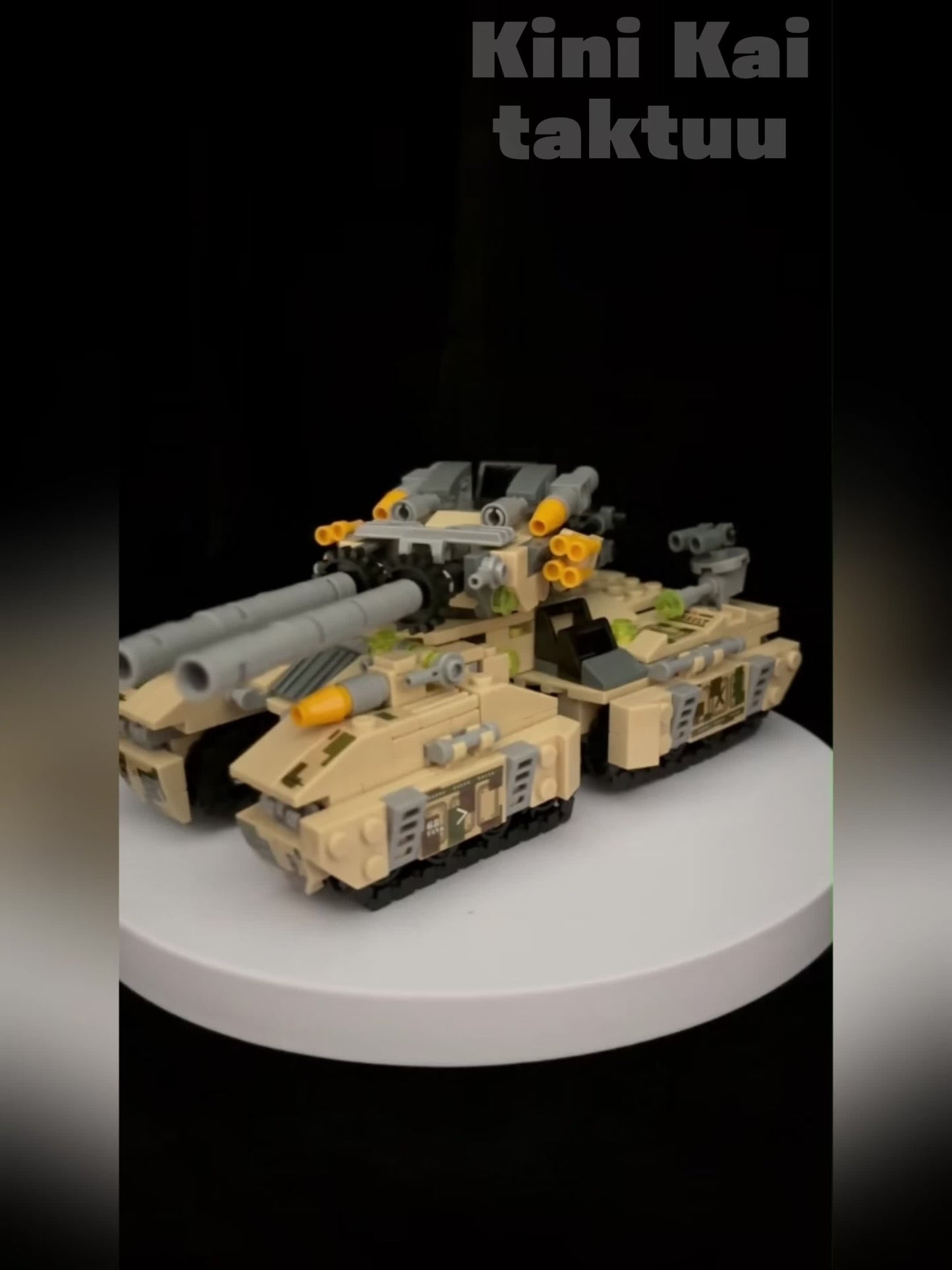 1628pcs 8-in-1 Snow Tank Armored Vehicle Building Blocks Set, Premium Edition with Enhanced ABS Material, 9 Variable Military Models Advanced DIY Construction Kit, Creative Bricks for Adults 14+, Christmas Gift, Halloween Gift Idea, Birthday Present