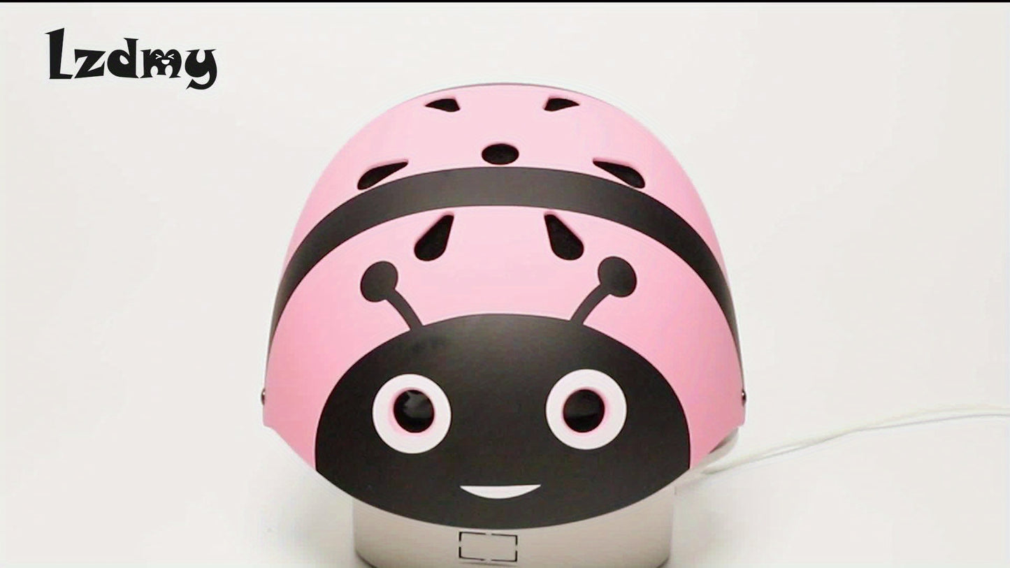 Lightweight Helmets for Children Aged 5 And Above, Suitable for Boys And Girls, Including Protective Gear for Various Sports. This Set Features a Bike Helmet Along with Knee And Elbow Pads for Safety While Cycling