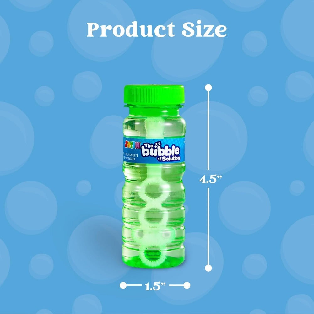 Bubble Bottles Available in Packs of 6, 12, 24, Or 36 (4Oz Solution), Perfect for Children Aged 3 And Up. These Bubble Solutions Come with Wands And Are Ideal As for Party Favors Or Summer Outdoor Toys for