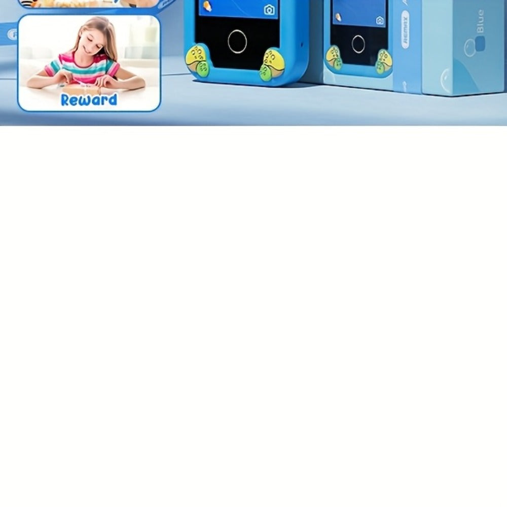 Kids Mobile Toy, Educational Toy with Dual Cameras, Touchscreen, And Stylish Design Portable MP3 Music Player, Games, Alarm Clock USB Rechargeable Christmas & Birthday Gift Kids' Theme Music Player Children's Mobile Phone Toy, Educational Toy