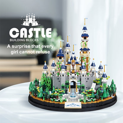 3600pcs Princess Castle Building Blocks | Construction Toys, Gift Box, Ideal for Valentine'S Day, Easter, Thanksgiving, New Year Birthday Gifts, Educational and Decorative, Small/ Size, Theme, Home and Room Decor