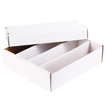 Trading Card Storage Box 3200 Count – Bulk Card Organizer for Baseball Football Basketball Pokemon MTG Sports Cards Available in 1 4 or 6 Pack