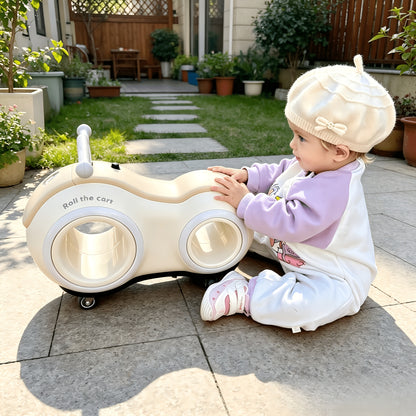 [Perfect Gift] Anti-Rollover 4-Wheel Toddler Balance Bike With Lights And Music, 220 Lbs Load, For Kids 1+. Great For Camping And Family Outings, Perfect Gift For Independence Day, Summer Party, Birthday And Back To School