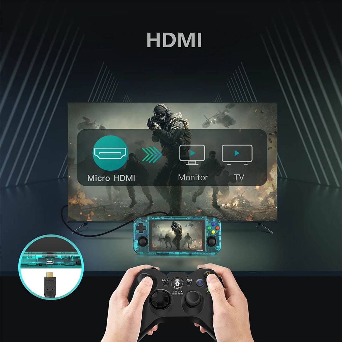 Handheld Game Console Retroid Pocket 3+ – IPS Retro Emulator Android Gaming