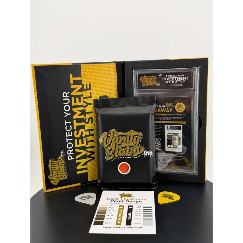 Basketball Collectible Random Card in Display Slab | Rookies, Stars, Autographs or Inserts Guaranteed | Panini & Topps Included | Perfect Gift for Kids & Collectors