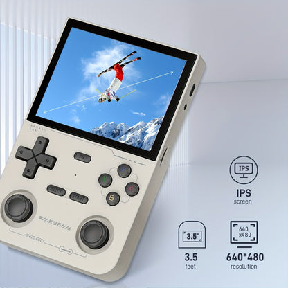 Portable Handheld Game Console Open Source 3.5 Inch IPS Screen 64GB TF Card Pre-Installed Emulator Ultra Long Battery OTG – Retro Gaming Handheld for Kids & Adults
