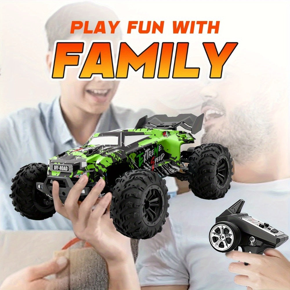 Dual Shell RC Off-Road Truck Ultra Large All-Terrain Remote Control Car with Full Proportional Drift, Extreme Grip & High Speed – Powerful 4WD Monster Truck Toy, Birthday Christmas Gift