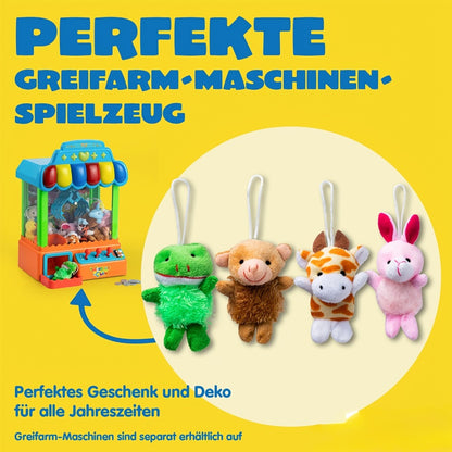 Mini Animal Plush Toy Assortment 36 Pack — 3 Inch Bulk Stuffed Animals with Keychain, Party Favors for Kids, Carnival Prizes, Pinata Fillers, Goody Bag Stuffers, Birthday Christmas Classroom Rewards