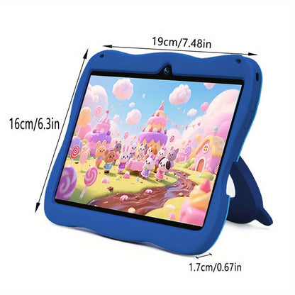 7-inch Kids Tablet - 2026 Upgraded Version Android 14 Kids Tablet with Protective Case, 5GB RAM + 32GB Storage, Blue and Pink, WiFi, BT, YouTube Support, Ideal Gift for Toddlers, Google Kids Space, Parental Controls