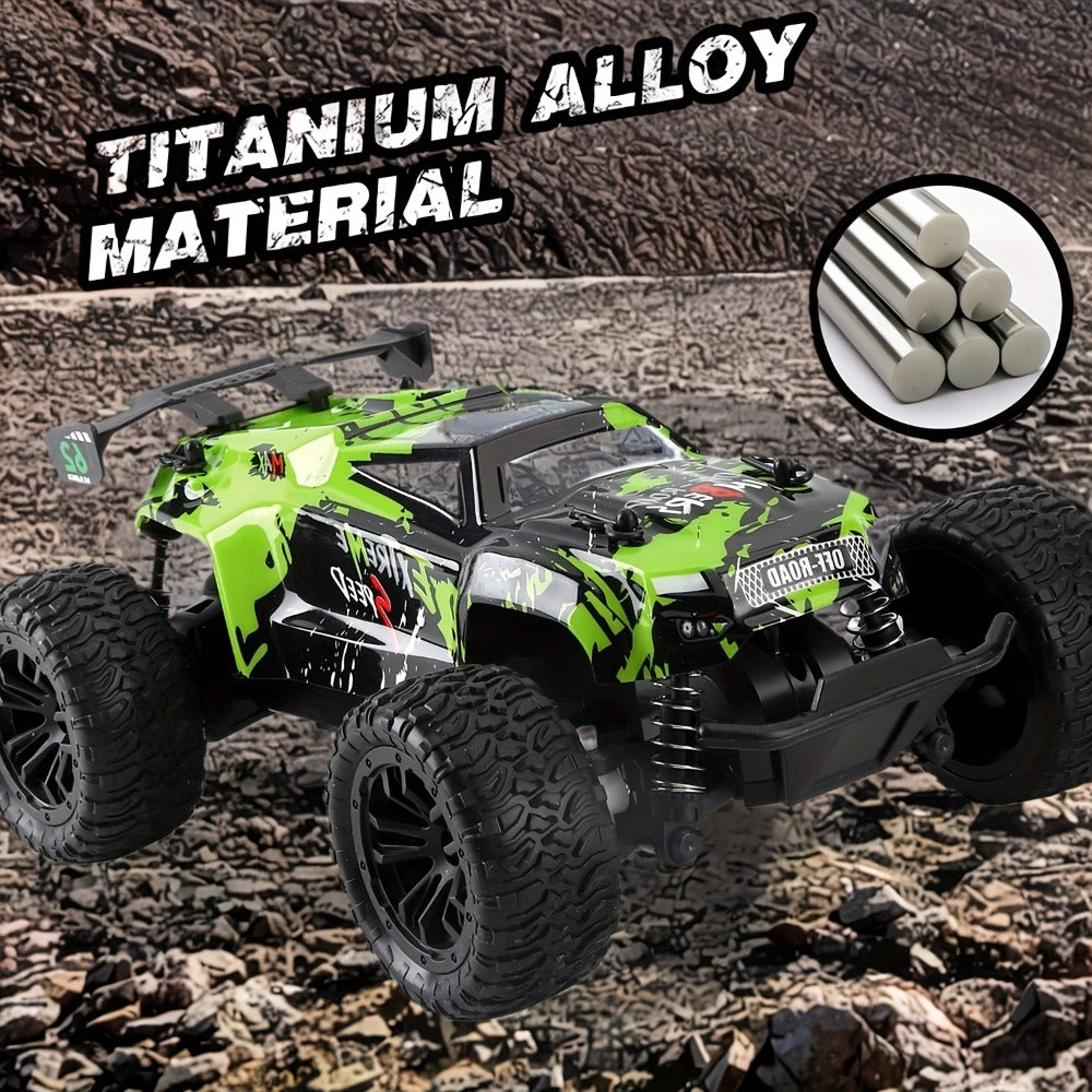RC Off-Road Toy Car for Kids 2.4GHz Remote Control All-Terrain Truck – Durable Alloy Body, Safe Design, Boys Gift Ages 3+ Birthday Easter