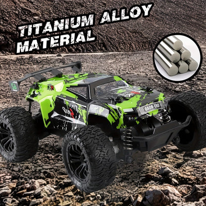 RC Off-Road Toy Car for Kids 2.4GHz Remote Control All-Terrain Truck – Durable Alloy Body, Safe Design, Boys Gift Ages 3+ Birthday Easter