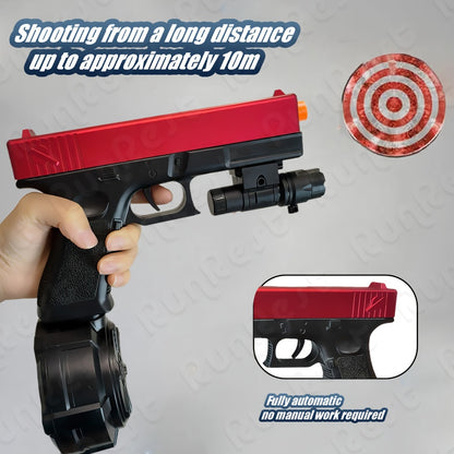 New Toy Gun Electric Full Auto Shooting Toy, Outdoor Sport Interactive Game Toy, Rechargeable Portable Gun Toy High-speed Splash Ball Toy Rifle, Long Battery Life - Suitable For Team Collaborative Game Toys For Outdoor And Indoor Activities. Hallowe