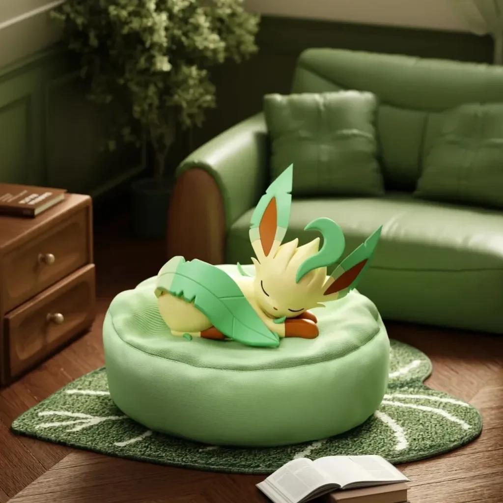 [CN] Pokemon Sleepy Pose Eevee Blind Box Eeveelutions Blind Box - Cute Kawaii Eeveelutions Sleep Pose Figures- Vaporeon Sylveon Espeon Umbreon Leafeon Glaceon - Desktop Ornament Mystery Toy - Simplified Chinese
