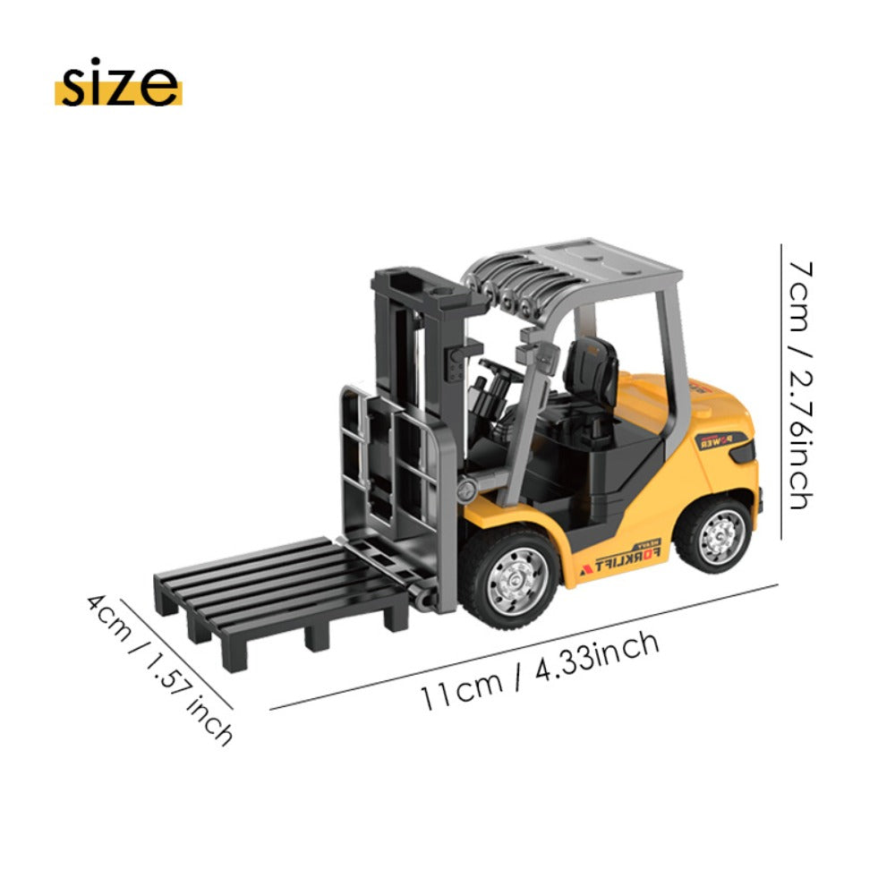 Alloy RC Construction Vehicle Toy for Kids – 2.4GHz Remote Control Excavator, Loader, Dump Truck with Alloy Metal Cap, Light & Sound, Rechargeable Battery, Boys Gift for Halloween Thanksgiving Christmas
