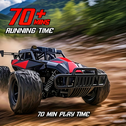 New High-speed Remote Control Car, All Terrain Off-road Vehicle, Equipped with A Battery At A Speed Of 40 Kilometers Per Hour, Long-lasting Power, Sturdy Structure, Suitable for Birthday Gifts