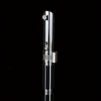 Metal Handle RGB Cosplay Light Up Saber Laser Sword Luke Saber 16 Colors Change LED Switchable Sound And Light Toy for Gift, Halloween Gift, Christmas Gift