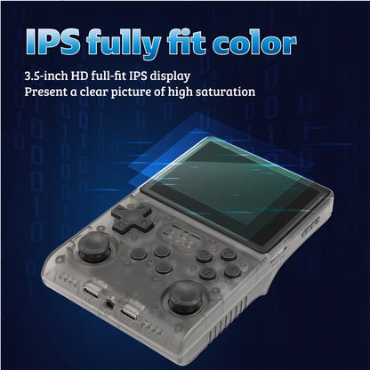 R40S PRO Handheld Retro Game Console 256GB – 3.5 Inch IPS Screen Portable Emulator with Linux System, Pocket Video Game Player for Travel, Christmas & Birthday Gift for Gamers