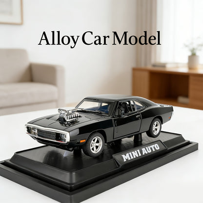 Dodge Challenger Die-Cast Model Car, Collectible Zinc Alloy Static Replica, Highly Detailed Home Decor, Perfect Birthday & Christmas Present For Car Enthusiasts