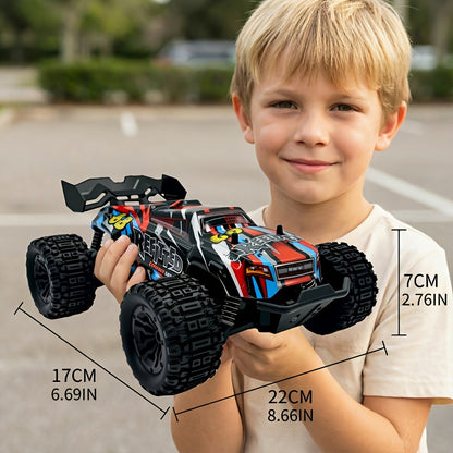 1:18 Scale High-Speed Remote Control Car, Top Speed Reaching 35+ Km/H, All-Terrain RC Vehicle, 4WD Off-Road Remote Control Truck, 2.4 Ghz Wireless Remote Control Car, Remote Control Off-Roader, Hobby-Grade RC Racing Car, Fast Remote Crawler