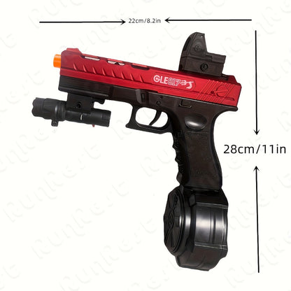 New Toy Gun Electric Full Auto Shooting Toy, Outdoor Sport Interactive Game Toy, Rechargeable Portable Gun Toy High-speed Splash Ball Toy Rifle, Long Battery Life - Suitable for Team Collaborative Game Toys for Outdoor And Indoor Activities.