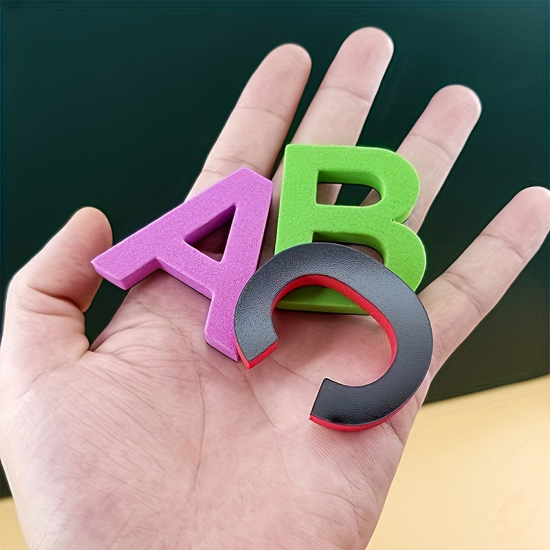 [Christmas, Halloween] 79pcs Magnetic Colorful Alphabet Numbers Set, Educational Spelling & Counting, Learning Toys Gifts For Kids (Christmas, Halloween) - Random Color