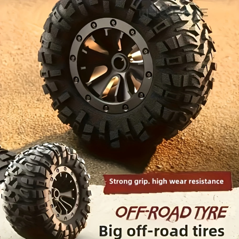 High-Speed RC Off-Road Car 40km/h – All-Terrain Remote Control Climbing Truck with Long-Lasting Battery, Sturdy 4WD Structure, Birthday Christmas Gift for Boys Kids & Adults (Style A & B)
