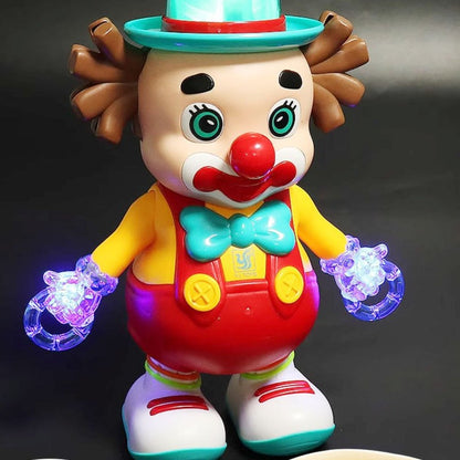 Dancing Clown Toy Doll Light Music Swing Left And right, Toys for Kids girls, Fidget toys, Toys for boys, toy, Christmas Gifts Birthday Gifts for kids, Weird stuff, Halloween Decorations
