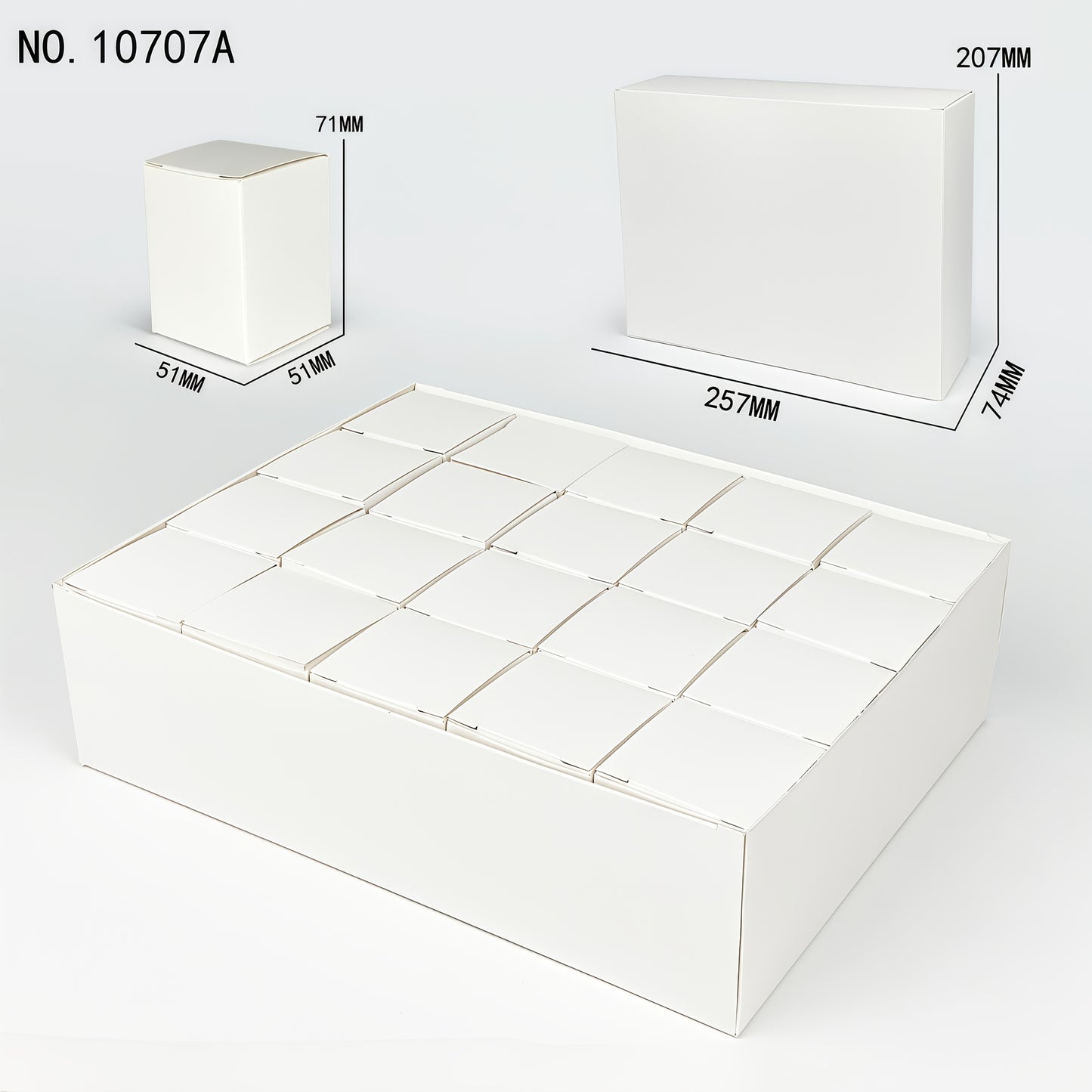 20pcs Minifigure Display Case Set - Clear Acrylic Stackable Storage Boxes for Action Figures, Collectibles & Building Blocks (2.7×1.9×1.9 Inch) - Small Toy Organizer with Dustproof Design