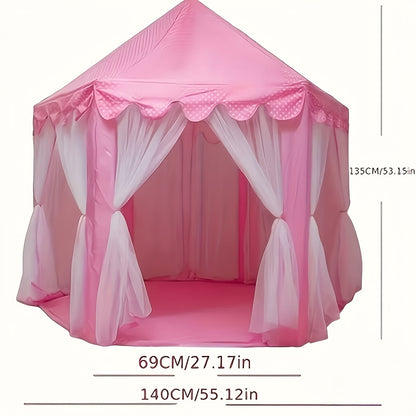 Kids Play Tent Toy Indoor Outdoor Playhouse Princess Castle Tent for Boys Girls Toddler, Room Decor,home Decor,Large Toy House with Storage Bag, Birthday Holiday Gift