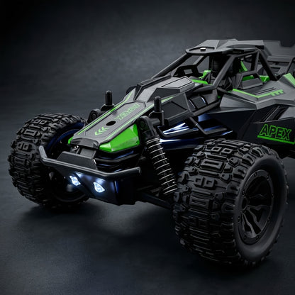 High-speed Remote-controlled Car, Four-wheel-drive Off-road Remote-controlled Truck, 1:20 Scale All-terrain Remote-controlled Off-road Vehicle with LED Headlights, 2.4GHz Radio-controlled Monster Truck, Amateur-grade Remote-controlled Car