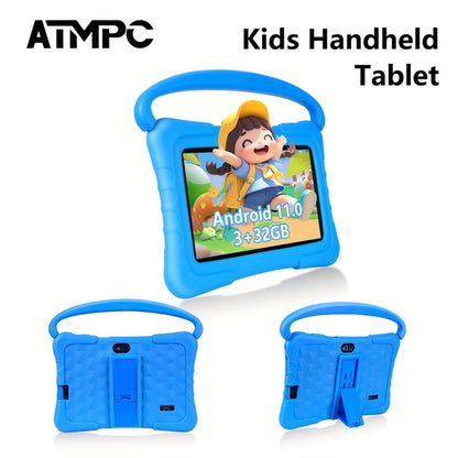 Kids Tablet 7 Inch Android 11, Dual Camera, Parental Controls, Educational Games & Learning Apps, 3GB RAM 32GB ROM, WiFi, Toddler Learning Machine, Birthday & Holiday Gift for Boys Girls Ages 3-10, Pink
