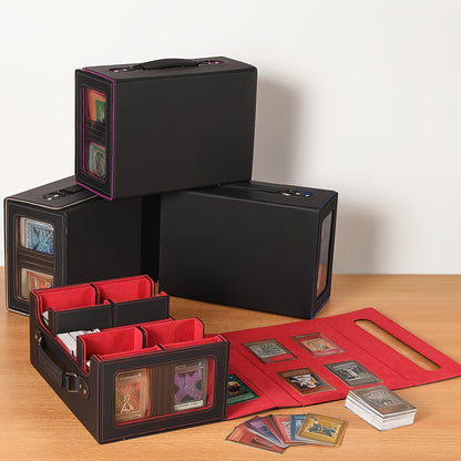 Card Cassette Command Display, Five In One Card Storage Box Can Hold More Than 400 Pairs Of Cards, Detachable Sports Card Box, Exquisite Packaging, Can Be Gifted to Friends And Family