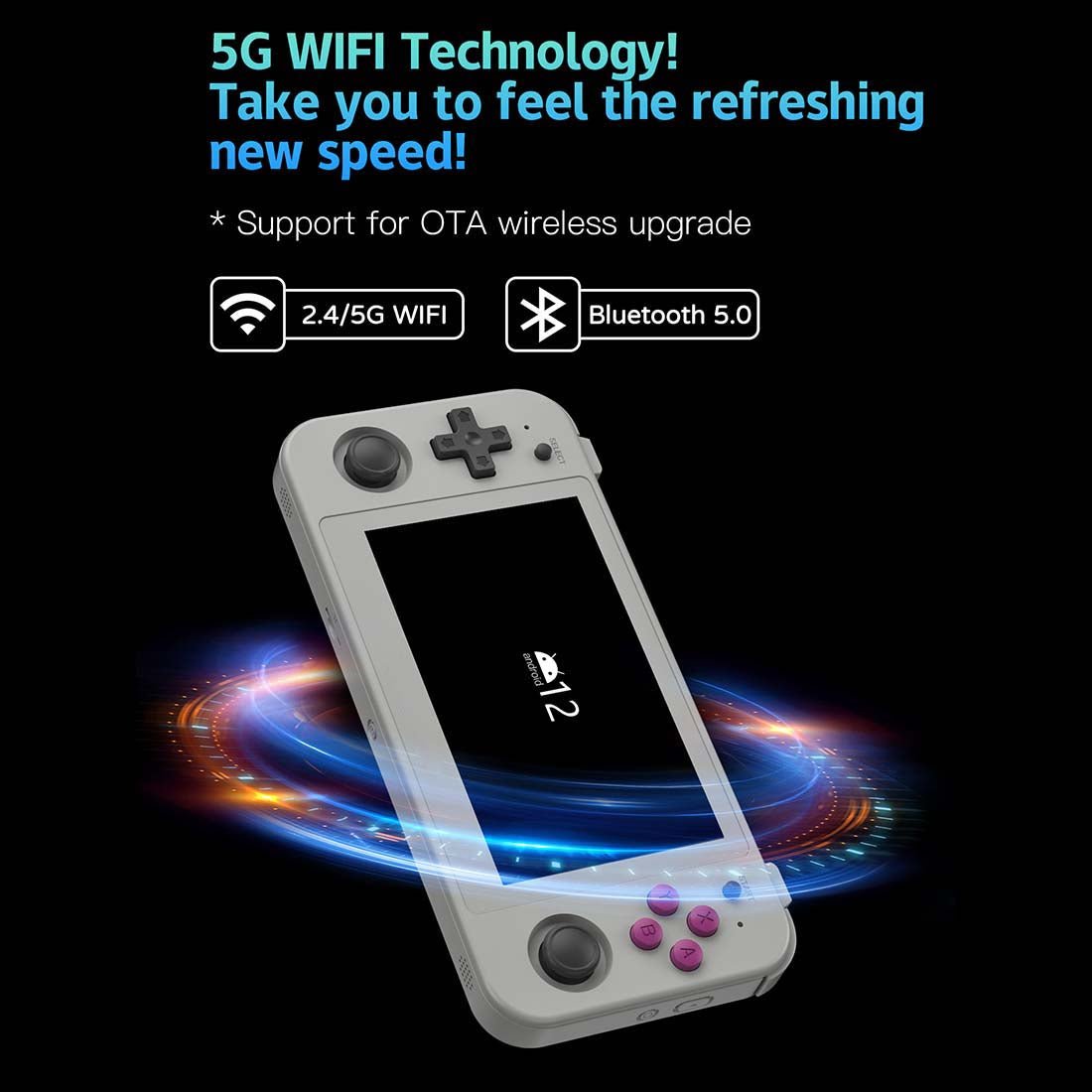 Retro Handheld Game Console Anbernic RG505 - Android 12 OLED Portable Gaming Handheld 5000mAh