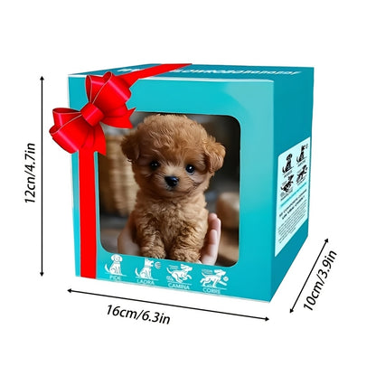 2 Cute Plush Simulation Machine Puppies, Realistically Reproducing The Soft And Cute Barking Sound Effects Of Puppies, Matched with Simulated Walking Movements, Soft And Slow Rebound Electronic Pet Toys, Odorless, Safe, No Shedding Of Fur