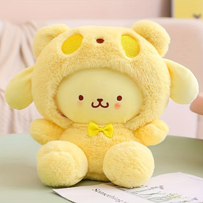 Kawaii Big-Eared Cinnamon Dog Plush Doll — Soft Stuffed Puppy Toy in White, Blue Jade & Pudding Styles for Girls Kids Teens Anime Fans Collectors | Birthday Easter Valentine Christmas Gift