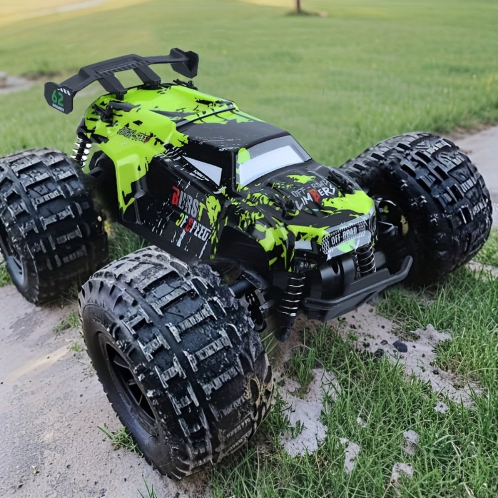 Dual Shell RC Off-Road Truck Ultra Large All-Terrain Remote Control Car with Full Proportional Drift, Extreme Grip & High Speed – Powerful 4WD Monster Truck Toy, Birthday Christmas Gift