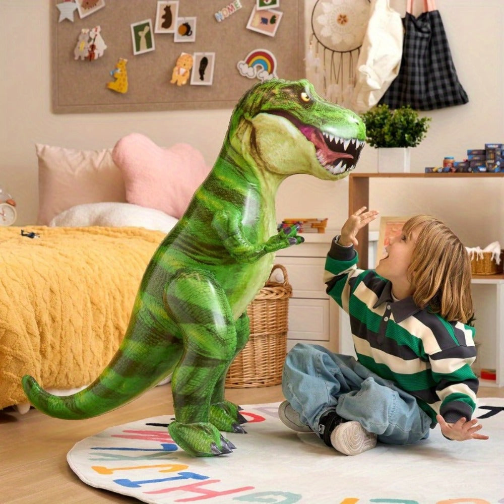 Inflatable T-Rex Dinosaur 37 Inch Giant Tyrannosaurus Rex Blow Up Toy ASTM Safe Birthday Party Decoration Gift for Kids Adults Christmas Holiday