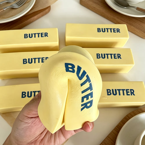 Simulated Butter Squishy Toys, Super Slow Rebound Fidget Toy for Relax, Work Decompression, Super Wet, Perfect for Daily & Party Gift.