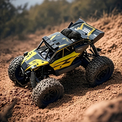 RC Off-Road Truck for Kids Ages 6+ – High Speed Remote Control Car with Alloy Steel Body, Full-Function Bearings, 4WD All-Terrain Monster Truck Toy for Boys, Birthday & Holiday Gift