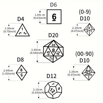 Polyhedral Dice Set 175pcs 25 Colors – 35 Two-Color & 140 Single-Color Acrylic Dice with Velvet Bag, D4 D6 D8 D10 D12 D20 for DnD Dungeons Dragons MTG Tabletop RPG Board Games Math