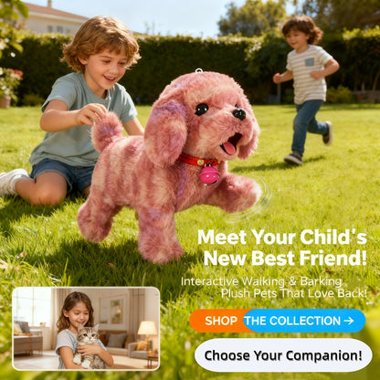 9 Adorable Interactive Plush Toys, Safe Non-Toxic And Skin-Friendly Soft, Realistic Sound Effects with Fun Interactive Play, Soothing Companion Toys, Exquisite Gift Box Packaging, Ideal Birthday Gifts for Kids, Holiday Party Favors, Perfect Soothing