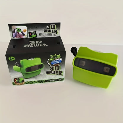 Kids Slide Viewer Toy – 3D Sideshow Projector with Space Ocean Animals Dinosaurs Slides, Educational Viewing Toy for Children Ages 3+, Single & Bundle Sets Available